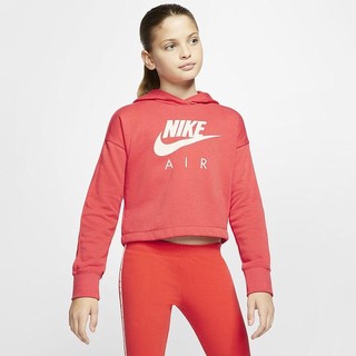 Hanorace Nike Air Cropped Fete Rosii Albastru Deschis Corai Albastru Deschis Corai | JOTN-75468